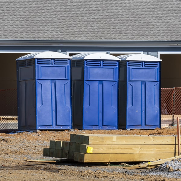 what is the maximum capacity for a single portable restroom in West Bradenton